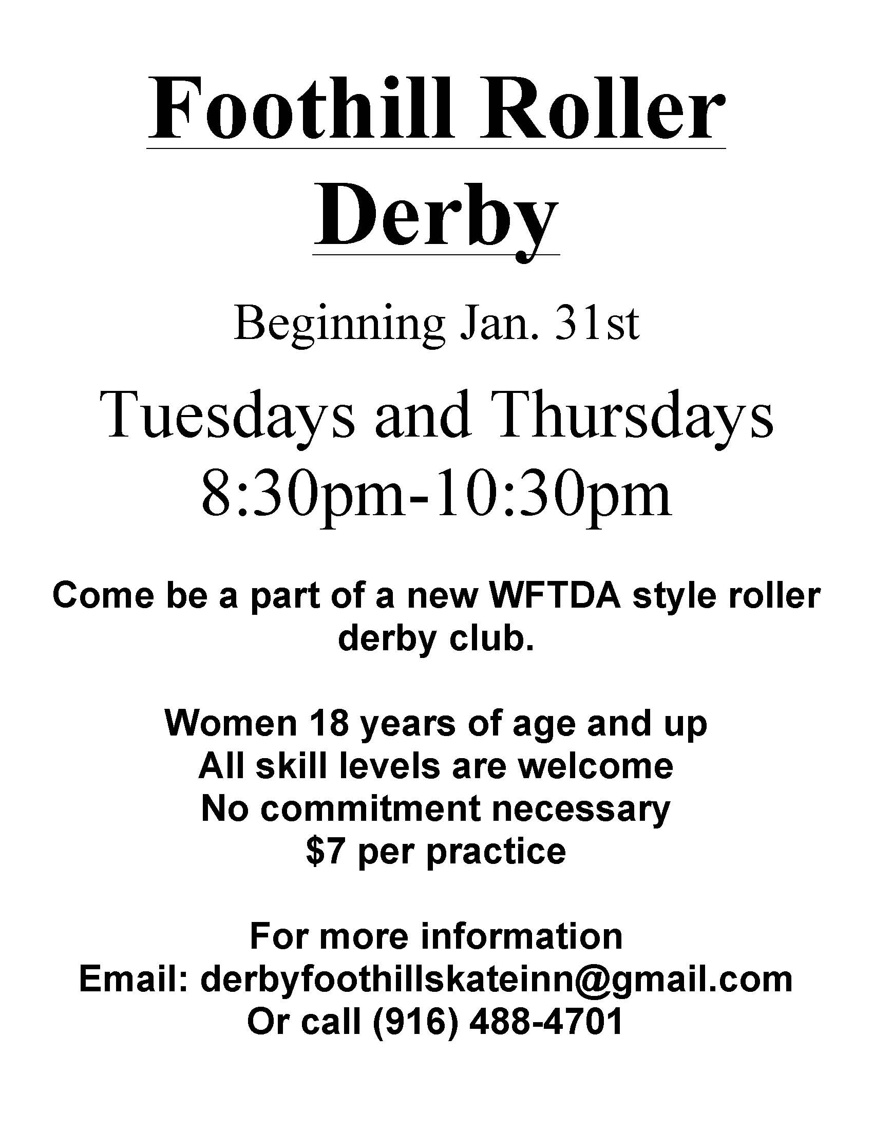 Foothill Roller Derby